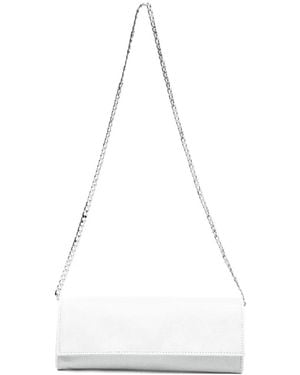 Castagna Chain-Strap Clutch Bag - White