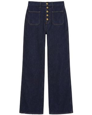 Reformation Jeans Cary A Gamba Ampia - Blu