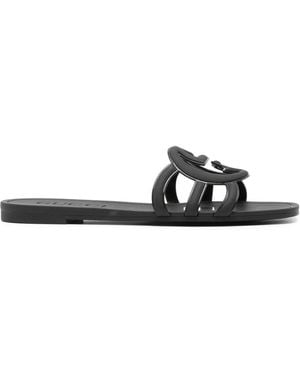 Gucci Chanclas Interlocking G - Blanco