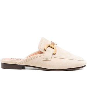 Bibi Lou Vela Suede Loafers - White