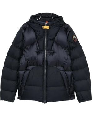 Parajumpers Notigi Quilted Hooded Jacket - Blue