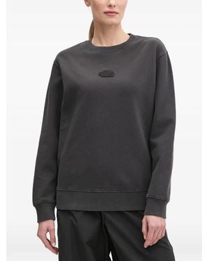 The North Face Logo-Patch Crew-Neck Sweatshirt - Grey