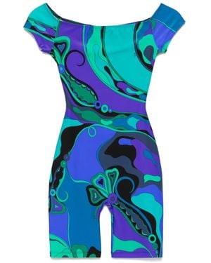 PUCCI Playsuit Met Print - Blauw