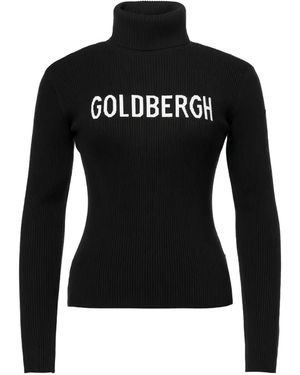 Goldbergh Jersey Con Cuello Vuelto Y Logo En Intarsia - Negro