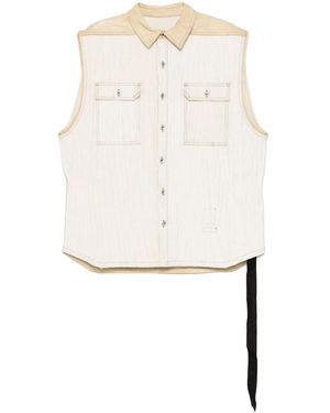 Rick Owens Sl Tommy Jumbo Gilet - White