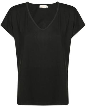 ABSOLUT CASHMERE V-Neck T-Shirt - Black