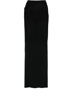 Rick Owens Kairo Maxi-Rok - Zwart