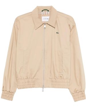 Lacoste Zip Pockets Jacket - Natural
