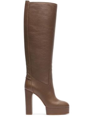 Casadei Stivali Betty 120Mm - Marrone