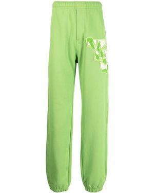 Y-3 ロゴパッチ トラックパンツ - グリーン