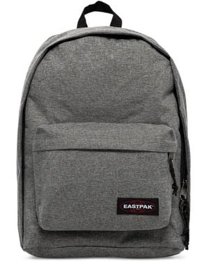Eastpak Medium Out Of Office Logo-Patch Backpack - Grey