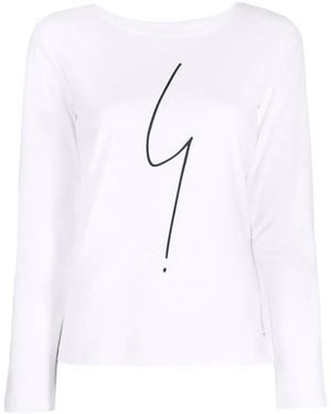 agnès b. Australie Irony Mark-Print T-Shirt - White