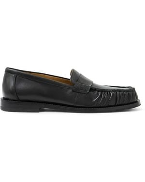 Magliano Pleated Loafers - Black