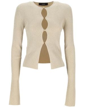 Amiri Jersey Con Aberturas - Neutro