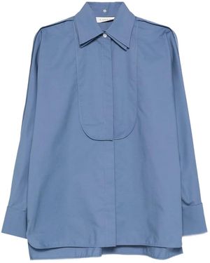 Lanvin Bib Cotton Top - Blue