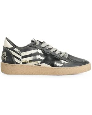 Golden Goose Ball Star Trainers - Black