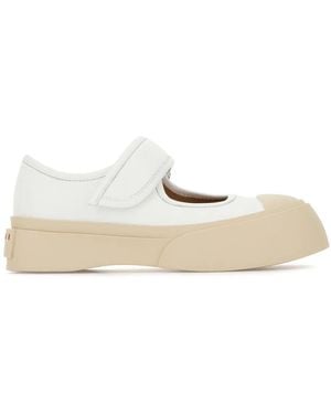 Marni Bailarinas Mary Jane - Blanco