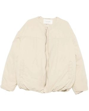 Entire studios Puffer Zip-Front Jacket - Natural