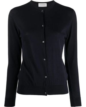 John Smedley Klassischer Cardigan - Schwarz