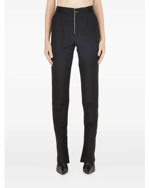 CAPASA MILANO Wool-Blend Trousers - Blue