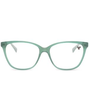 Longchamp Cat-Eye-Brille Mit Logo-Schild - Grün