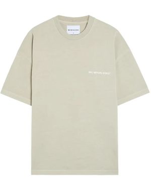 MKI Miyuki-Zoku Logo-Print Cotton T-Shirt - White