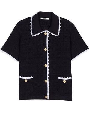 Maje Short-Sleeve Shirt - Blue