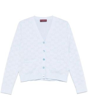 Gucci Cotton Cardigan - White