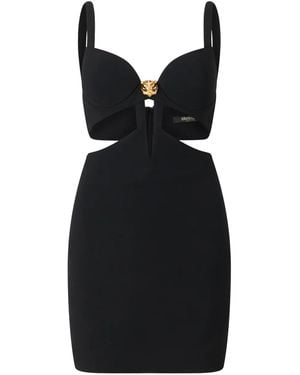 Roberto Cavalli Cut-Out Mini Dress - Black