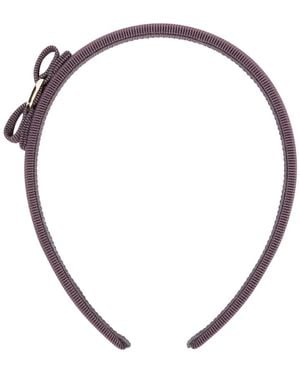 Ferragamo リボン ヘアバンド - パープル