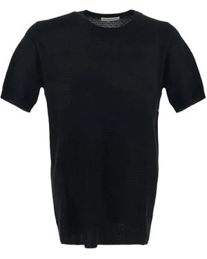 GOES BOTANICAL T-Shirt aus Merinowolle - Schwarz