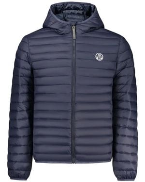 North Sails Quilted Padded Jacket - Blue