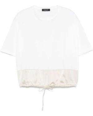 Fabiana Filippi Panelled Top - White