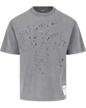 Satisfy Mothtech Distressed T-Shirt - Gray