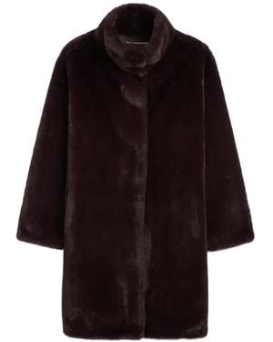 Apparis Blair Faux-Fur Coat - Black