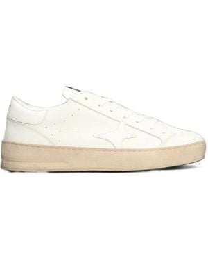 AMA BRAND Star-Patch Trainers - White
