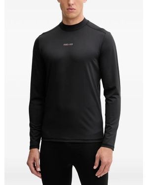 Bogner Fire + Ice Logo-Print Base Layer - Black