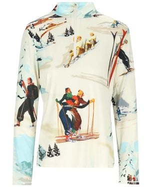 Bogner Graphic-Print Beline Sweater - White