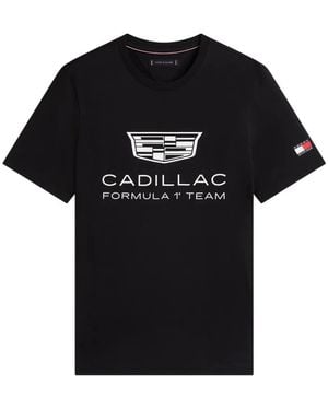 Tommy Hilfiger X Cadillac Formula 1 Team Shield Logo T-Shirt - Black