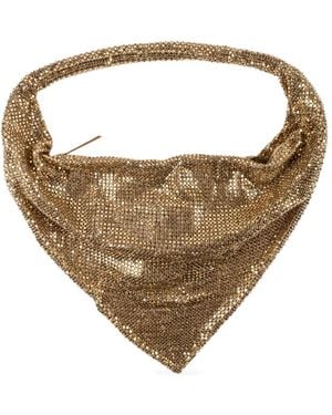 Benedetta Bruzziches Ursula Crystal-Embellished Tote Bag - Natural