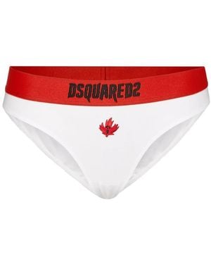 DSquared² Slip Mit Ahornblatt - Rot