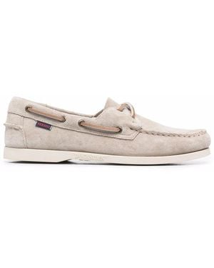 Sebago Flat Shoes Brown - White