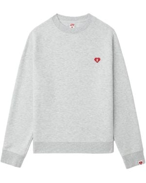 A Bathing Ape Heart Logo Jumper - White