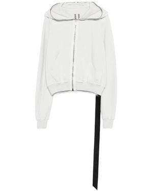 Rick Owens Sudadera Con Capucha Y Cremallera - Blanco