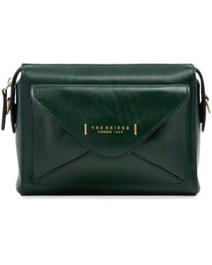 The Bridge Leather Cross Body Bag - Green