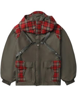 ANDERSSON BELL Kapuzenjacke Mit Harness - Braun