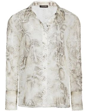 retroféte Blusa Milena - Grigio