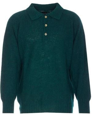 Howlin' Ghost Poloshirt Met Knoopkraag - Groen