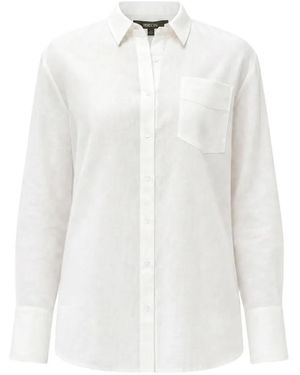 Toccin Riley Asymmetrical Pocket Detail Shirt - White