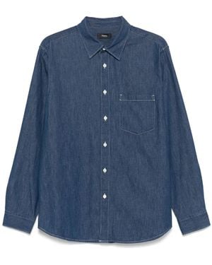 Theory Serge Light 2 シャツ - ブルー